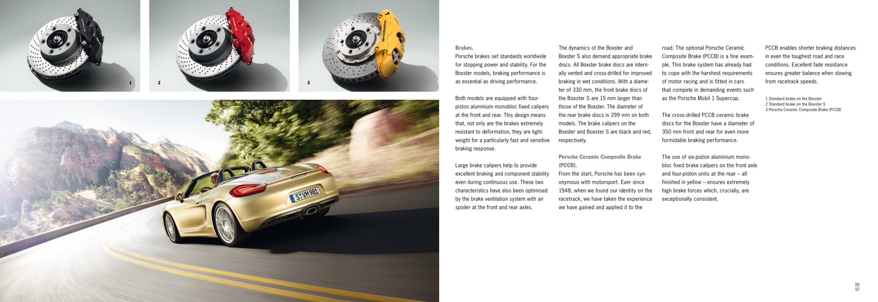 2013 Porsche Boxster Brochure Page 65